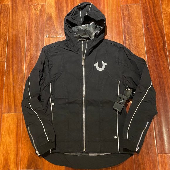 true religion reflective jacket
